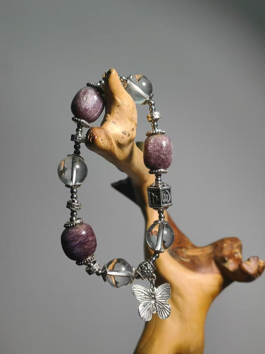 Charoite & Clear Quartz