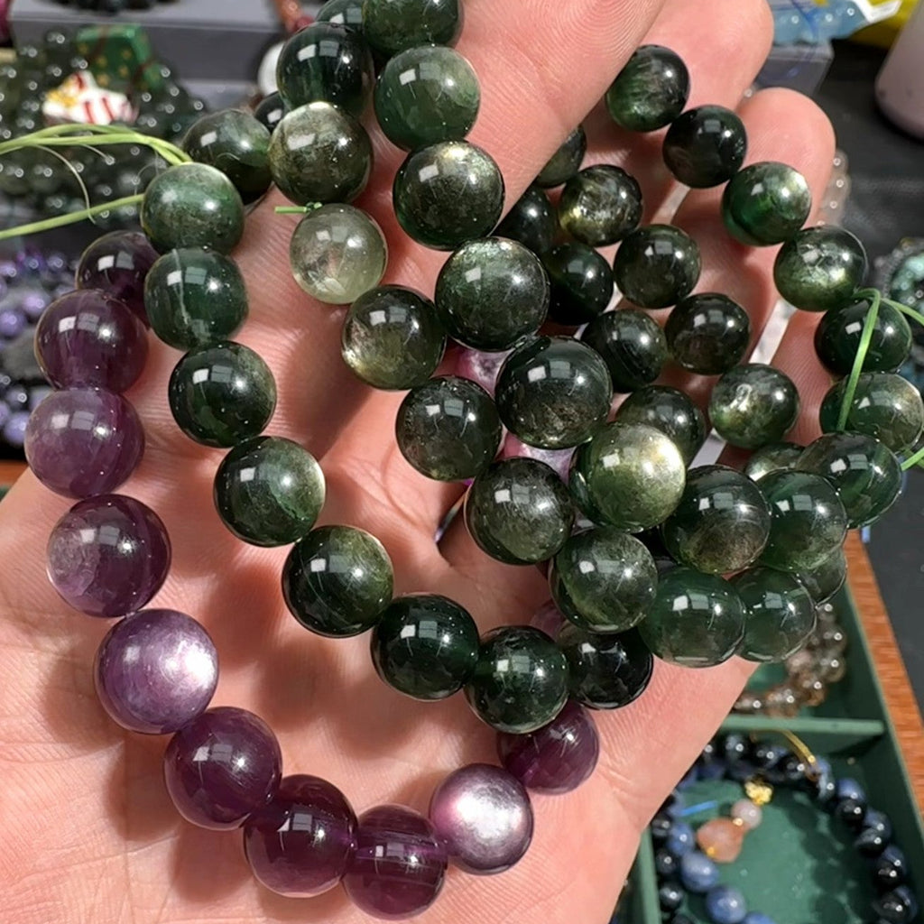 Lepidopite Purple & Green 10mm