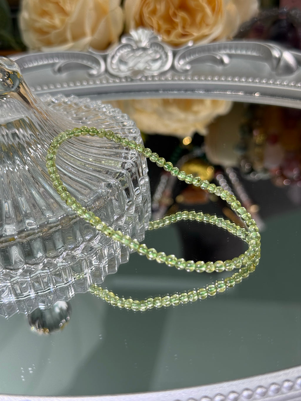 Peridot Bracelet -High Quality - High Clarity Crushed/Single Strand/Triple Strand
